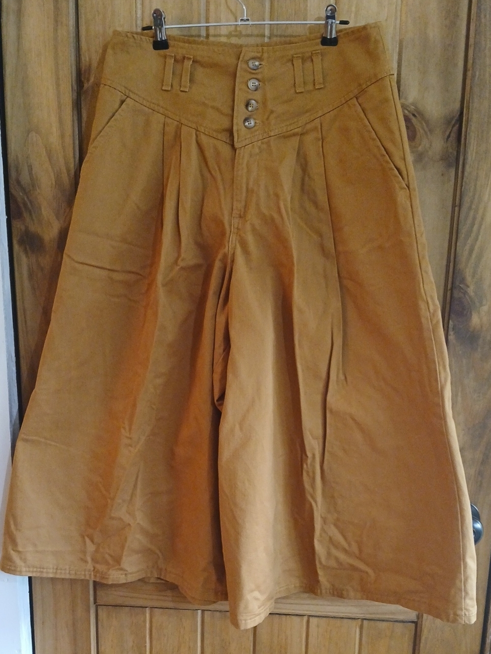Vintage Chic Schooners Wide Leg Coulotte Gaucho Pants - 13
